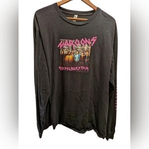 Maroon 5 T-shirt, long sleeve, Red Pill Blues Tour. Rare